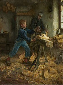 The Young Sabot Maker, by Henry Ossawa Tanner