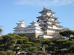 Japanese architecture: The Himeji Castle (Himeji, Hyōgo Prefecture, Japan), 1609