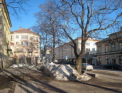 Storgatan Hudiksvallin keskustassa.