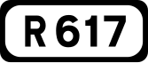 R617 road shield}}