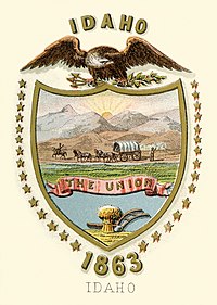 Idaho territory coat of arms