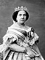 Photograph of the Queen of Spain, Isabella II, by Jean Laurent, c. 1860