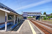 Platform 1 in June 2022