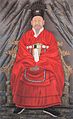 Emperor Gojong of Korean Empire wearing Imperial Crown