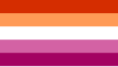 Lesbian (since 2018; five stripes)[134][135]