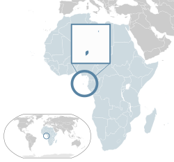 Location of São Tomé and Príncipe (dark blue) – in Africa (light blue & dark grey) – in the African Union (light blue)