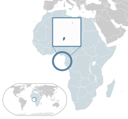 Location of São Tomé and Príncipe (dark blue) – in Africa (light blue & dark grey) – in the African Union (light blue)