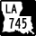 Louisiana Highway 745 marker