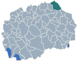 Kriva Palanka – Mappa