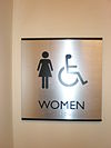 Symbole des toilettes pour les femmes