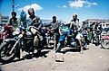 Time has not stood still in Yemen either. Today, motorcycles roar through the medieval world. Yemen 1973