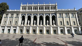 Museo Nizami de Literatura Azerbaiyana en Bakú (Azeirbayán)