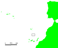 Localização das Ilhas Selvagens