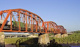 Eisenbahnbrücke über den Rio Grande