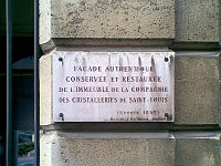 Plaque Saint-Louis.