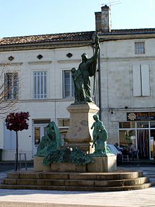 Jules Pendariès, Monument aux morts de 1870 (1909-1918).