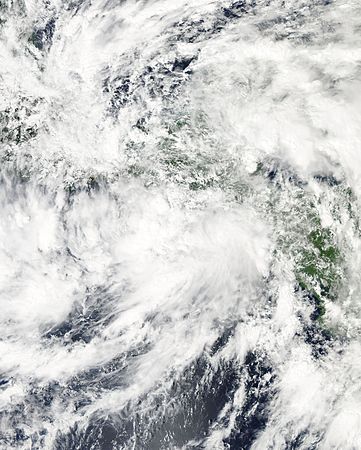 And Cyclonebiskit (submissions) worked on hurricanes, such as Hurricane Patricia (precursor weather system shown)