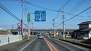 新4号国道との交差 茨城県古河市上大野