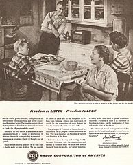 RCA Radio ad, c. 1945