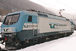 EU 43 locomotive of Rail Traction Company.