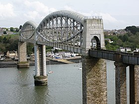 Le Royal Albert Bridge, vu de la rive gauche