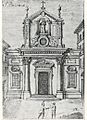 Santa Barbara dei Librari. 17th century engraving