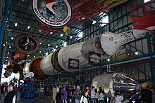 Saturn V on display