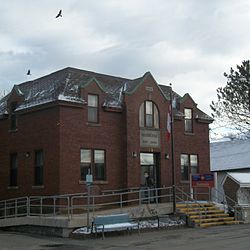 The Sherbrooke post office, built in 1930.