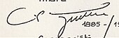 signature d'André Guillaumin