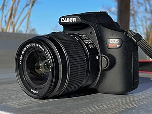 The Canon EOS Rebel T7 (2000D) Sitting on a Park Bench