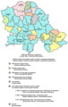 Election map of Vojvodina from 2004 - results of municipal elections.
