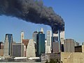 Image 17The World Trade Center on fire during the September 11 attacks (from Contemporary history)
