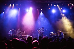 White Denim performing in Chicago, 2019