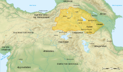 Zakarid territories in the early 13th century[1]