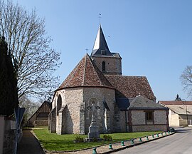 The church in Chaudon