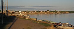 Hamlet (selo) Ovgort by the Synya river, Shuryshkharsky District