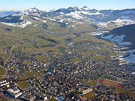 Aerial view of Appenzell