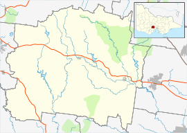 Yendon is located in Shire of Moorabool