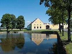 Pond in the centre of Břehov