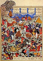 Battleground of Timur and the Mamluk Sultan of Egypt.