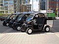 U2-Blackberry cars on display in Toronto.