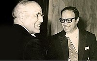 Essebsi with president Bourguiba