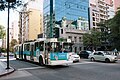 ZIU-10 trolleybus in 2022, wearing the current livery