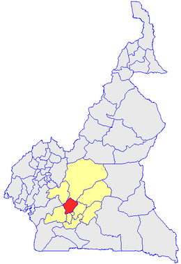 Department location in Cameroon