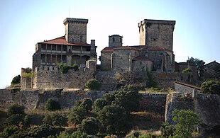 Vista del complejo de la fortaleza-palacio.