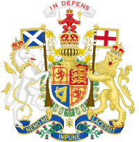 Scottish coat of arms as King of the United Kingdom