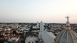 Foto aérea da cidade de Dracena