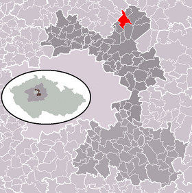 Localisation de Dřísy