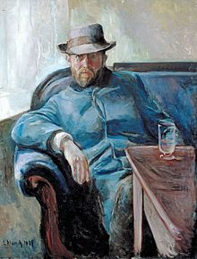 Portrait of Hans Jæger by Edvard Munch (1889)