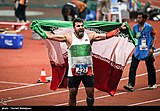 Mitfavorit Ehsan Hadadi erzielte 60,39 m und schied damit bereits in der Qualifikation aus